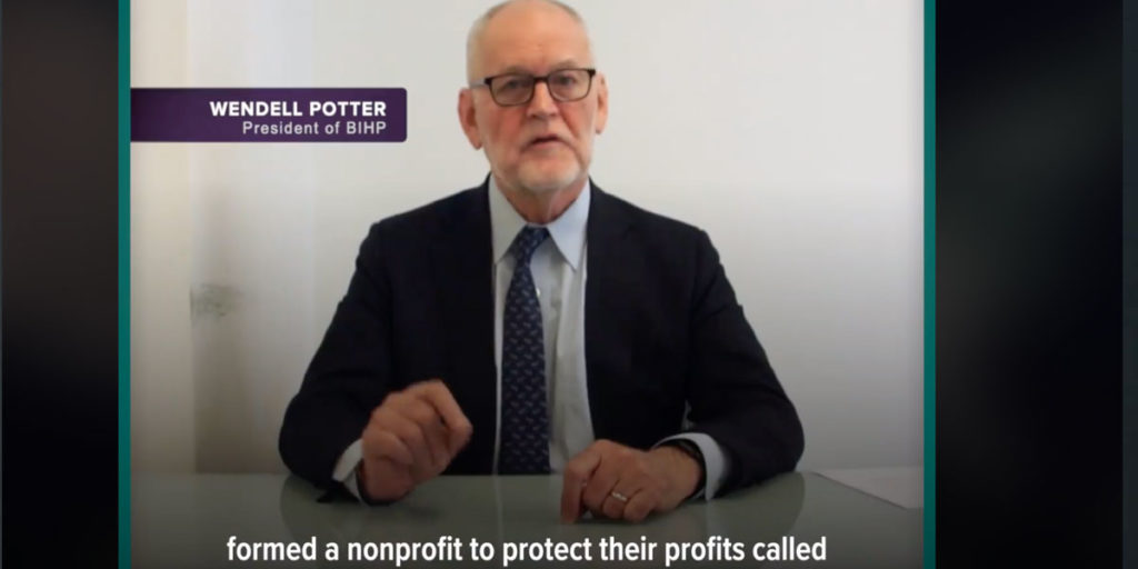 Wendell Potter debunks industry ad.